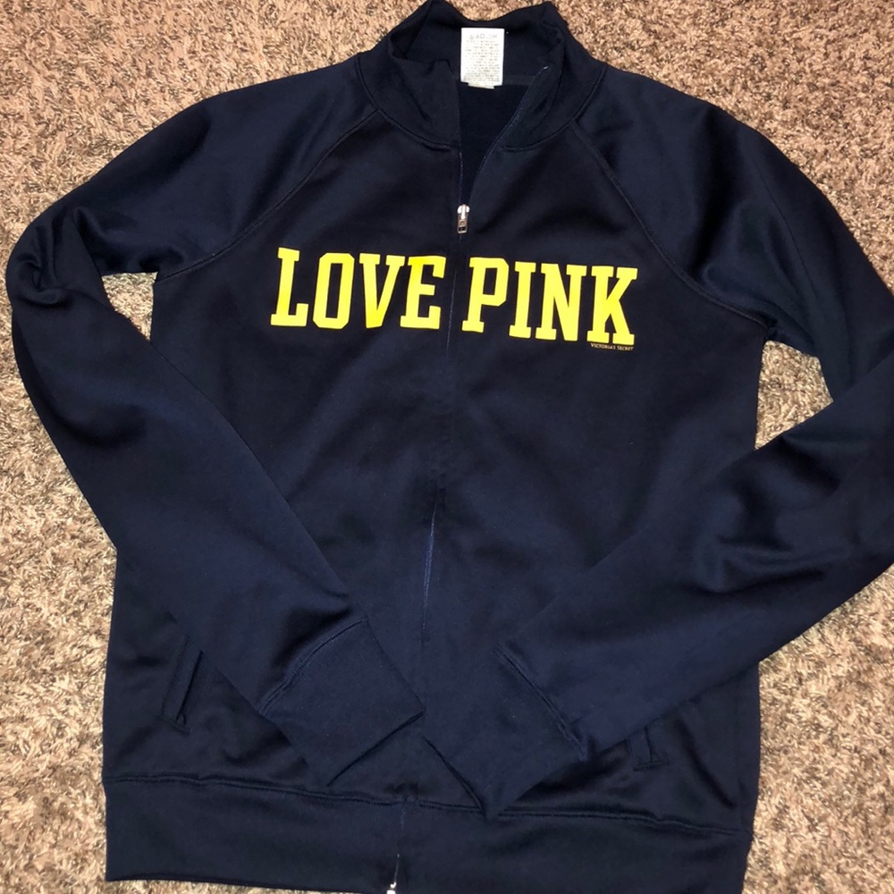 Pink Michigan Zip-up